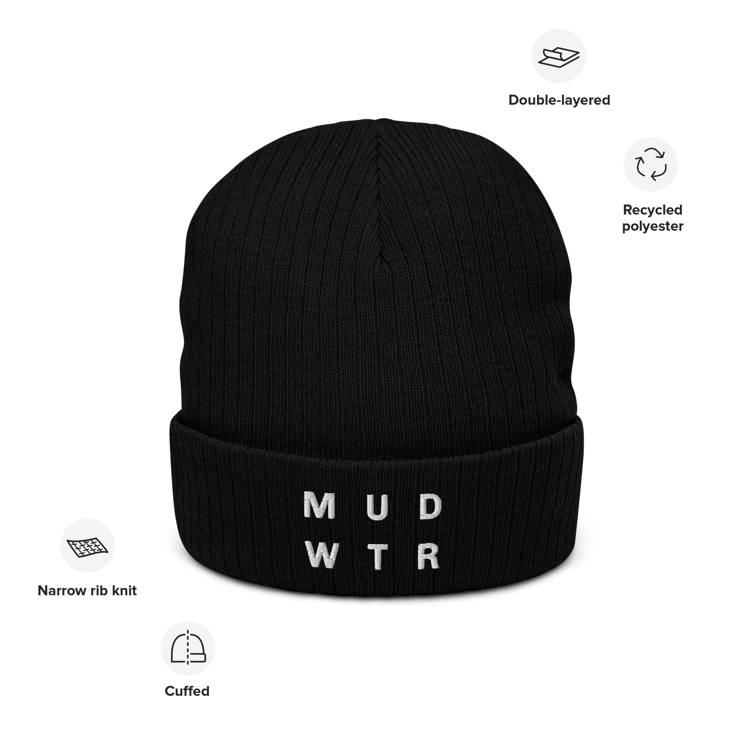 mud-wtr-beanie-j4 ribbed-knit-beanie-black-front-6478f6ebb8db4.png