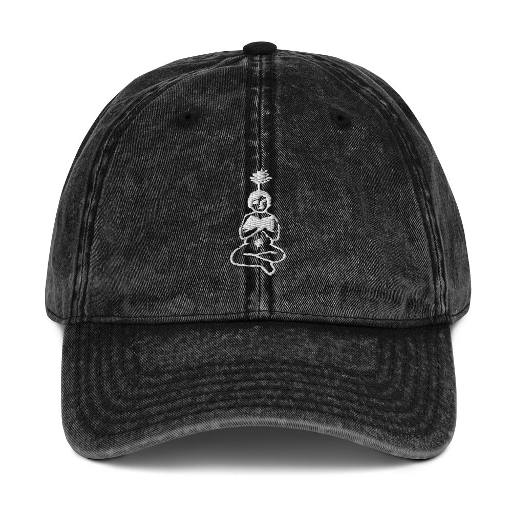 unlearn-relearn-vintage-cotton-cap-j5 vintage-cap-black-front-647546e2e4417.jpg