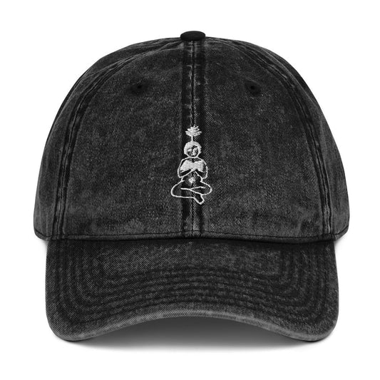 unlearn-relearn-vintage-cotton-cap-j5 vintage-cap-black-front-647546e2e4417.jpg